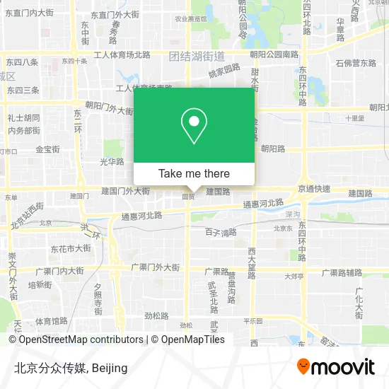 北京分众传媒 map