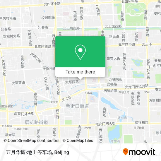 五月华庭-地上停车场 map