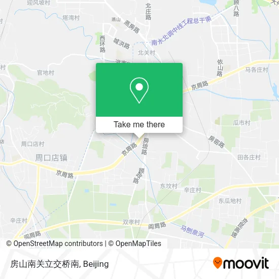 房山南关立交桥南 map