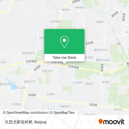 京昆尤家坟村桥 map