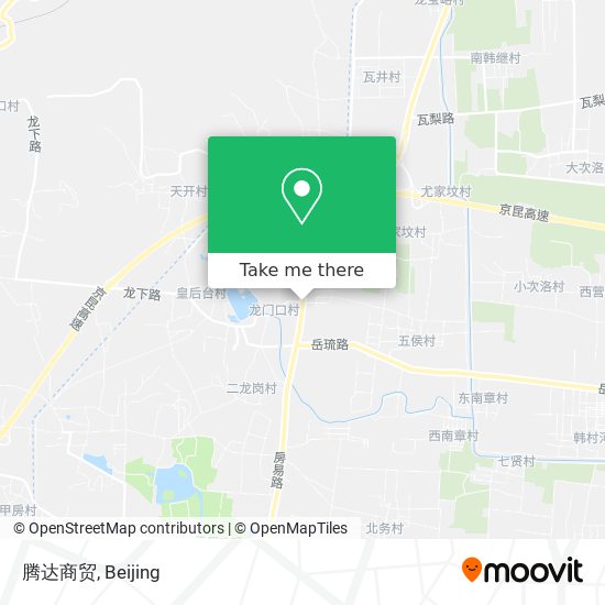 腾达商贸 map