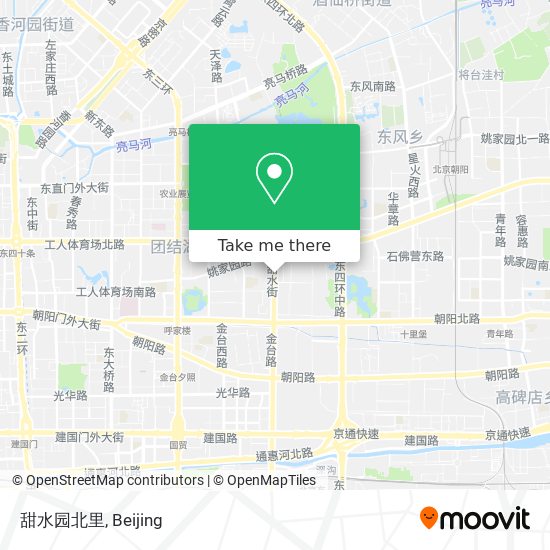 甜水园北里 map