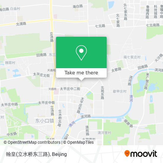 翰皇(立水桥东三路) map