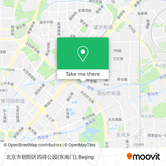 北京市朝阳区四得公园(东南门) map