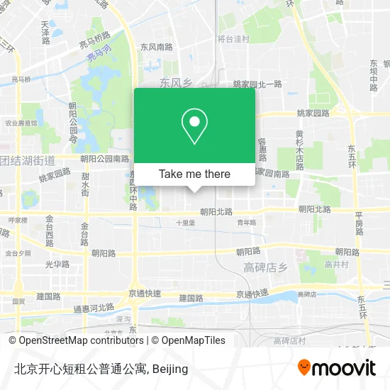 北京开心短租公普通公寓 map