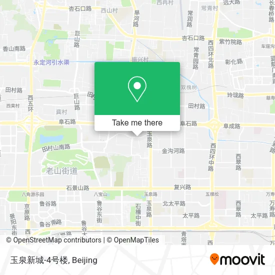 玉泉新城-4号楼 map