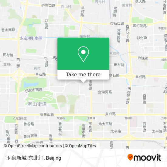 玉泉新城-东北门 map