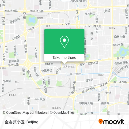 金鑫苑小区 map