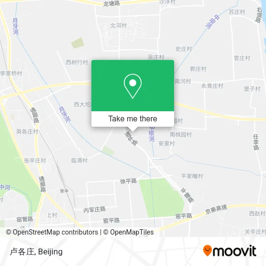 卢各庄 map