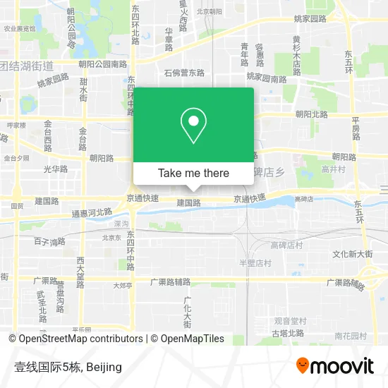 壹线国际5栋 map