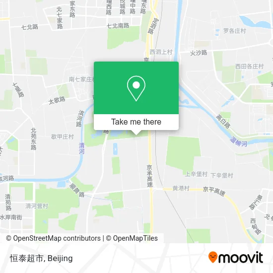 恒泰超市 map