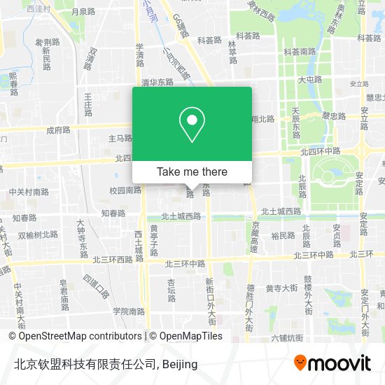 北京钦盟科技有限责任公司 map