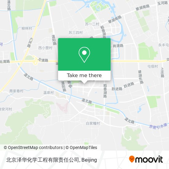 北京泽华化学工程有限责任公司 map