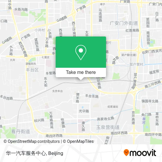 华一汽车服务中心 map