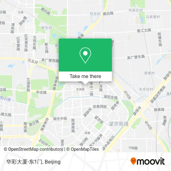 华彩大厦-东1门 map
