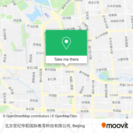 北京世纪华彩国际教育科技有限公司 map