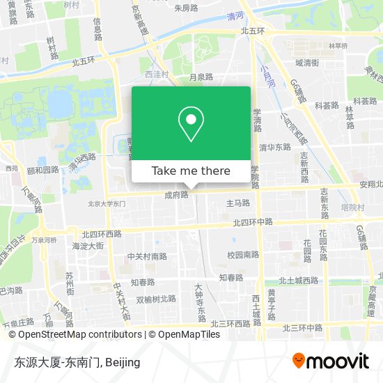 东源大厦-东南门 map
