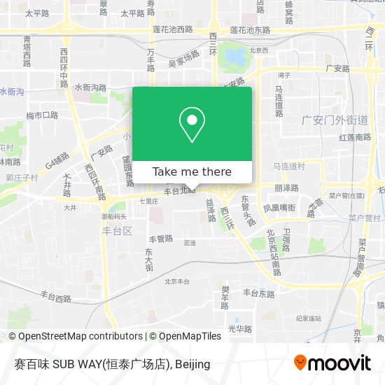 赛百味 SUB WAY(恒泰广场店) map