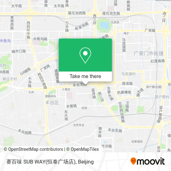 赛百味 SUB WAY(恒泰广场店) map