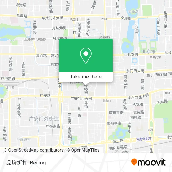 品牌折扣 map