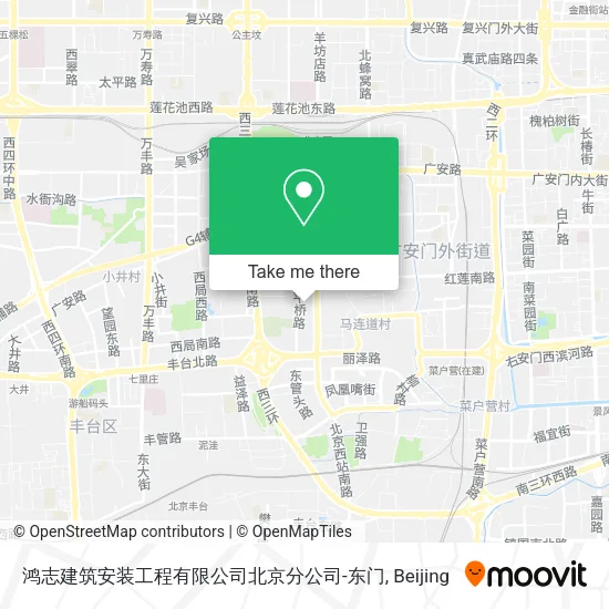 鸿志建筑安装工程有限公司北京分公司-东门 map