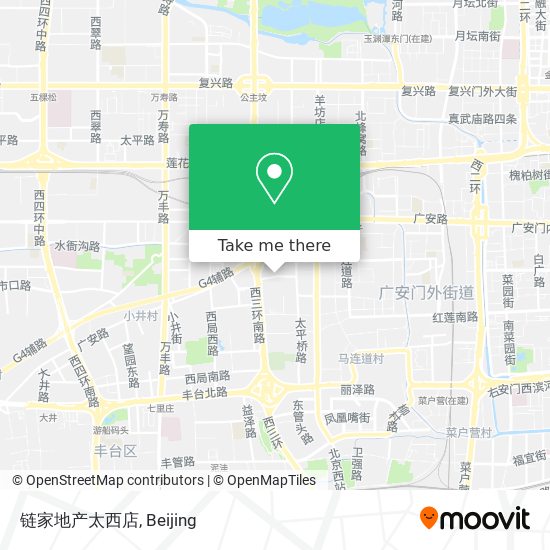 链家地产太西店 map