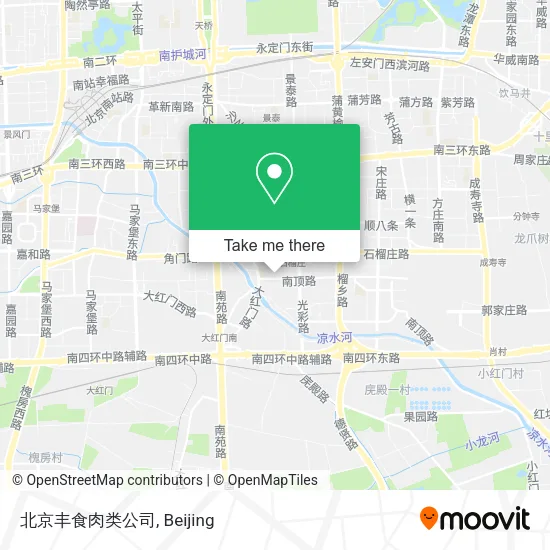 北京丰食肉类公司 map