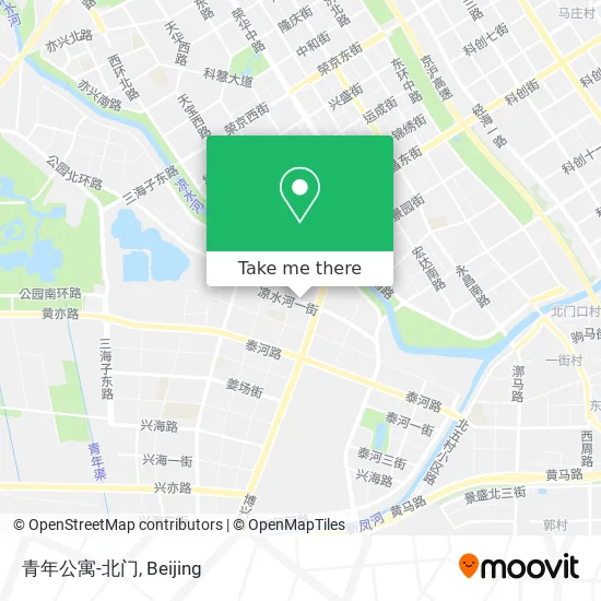 青年公寓-北门 map