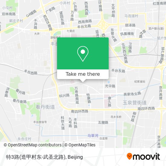 特3路(造甲村东-武圣北路) map