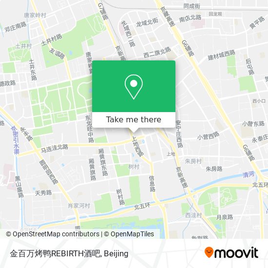金百万烤鸭REBIRTH酒吧 map