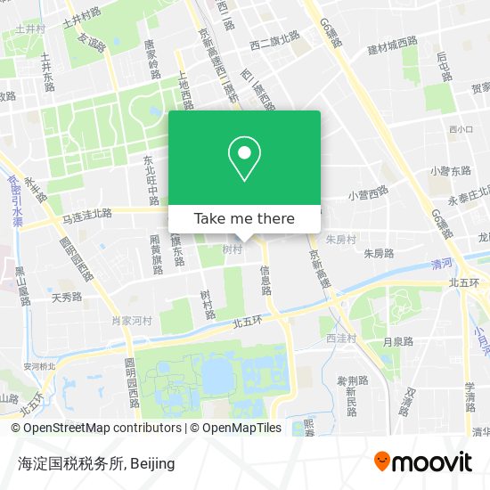 海淀国税税务所 map