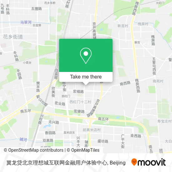 翼龙贷北京理想城互联网金融用户体验中心 map