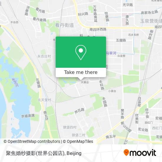 聚焦婚纱摄影(世界公园店) map