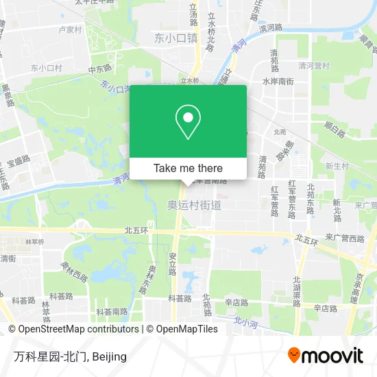万科星园-北门 map