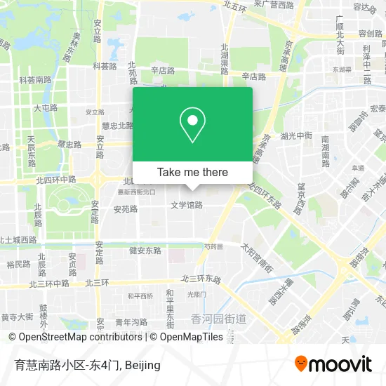 育慧南路小区-东4门 map