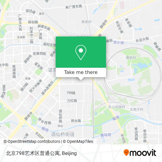 北京798艺术区普通公寓 map