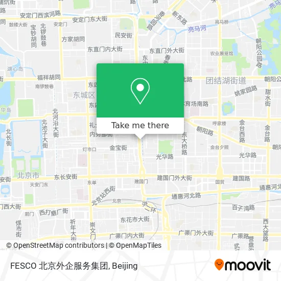 FESCO 北京外企服务集团 map