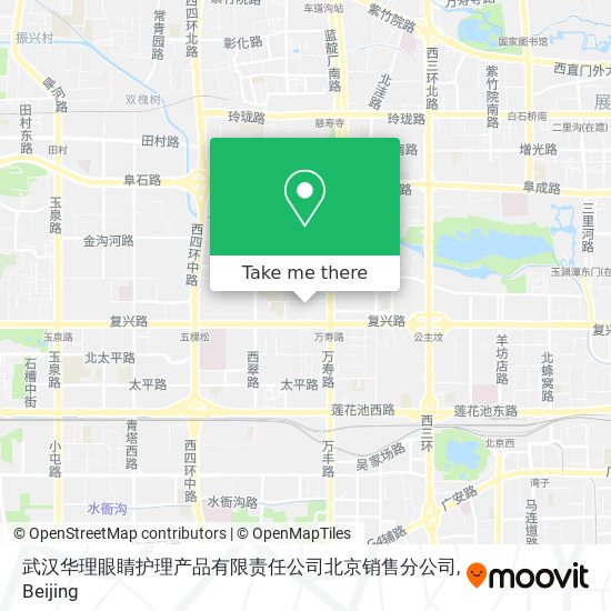 武汉华理眼睛护理产品有限责任公司北京销售分公司 map