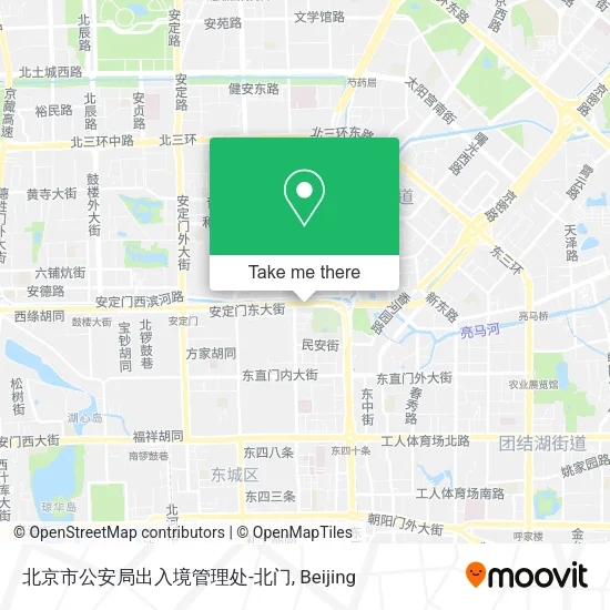 北京市公安局出入境管理处-北门 map