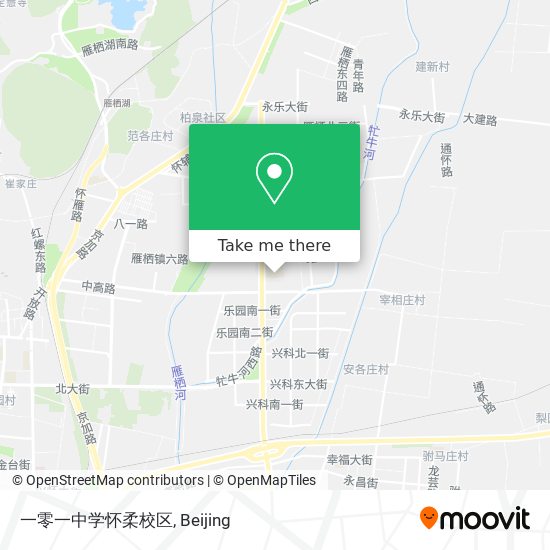 一零一中学怀柔校区 map