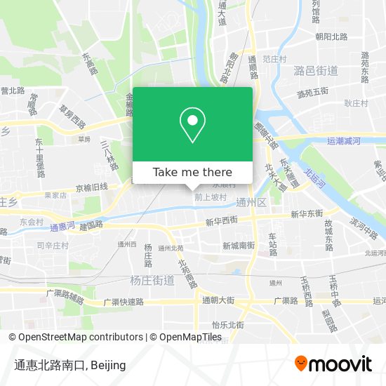 通惠北路南口 map