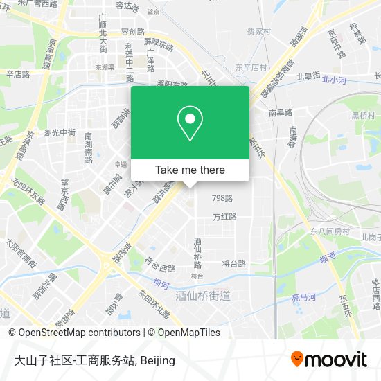 大山子社区-工商服务站 map