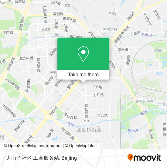 大山子社区-工商服务站 map