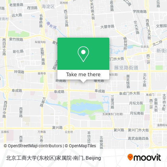 北京工商大学(东校区)家属院-南门 map