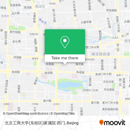 北京工商大学(东校区)家属院-西门 map