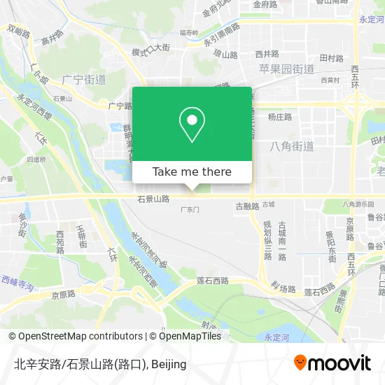 北辛安路/石景山路(路口) map