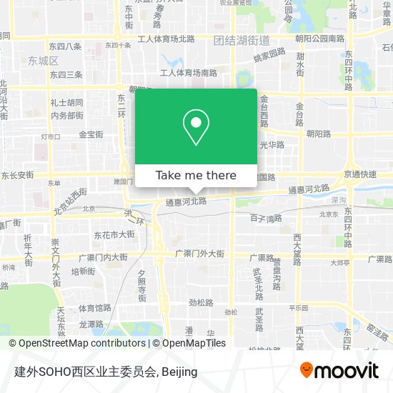 建外SOHO西区业主委员会 map