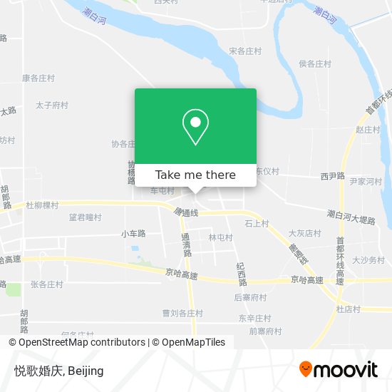 悦歌婚庆 map