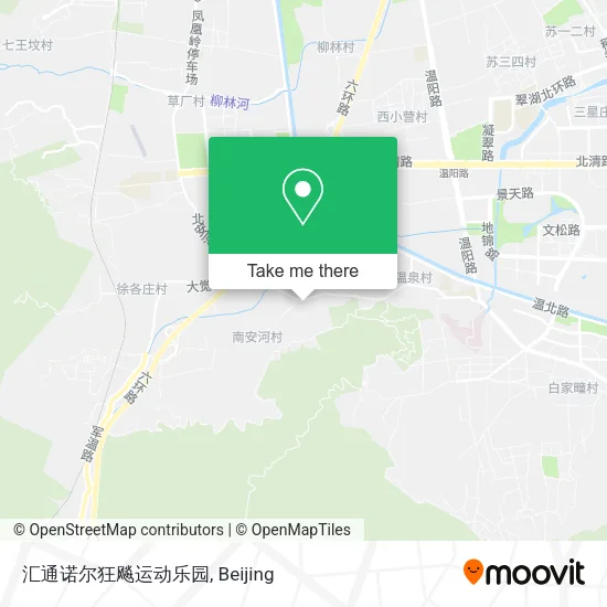 汇通诺尔狂飚运动乐园 map