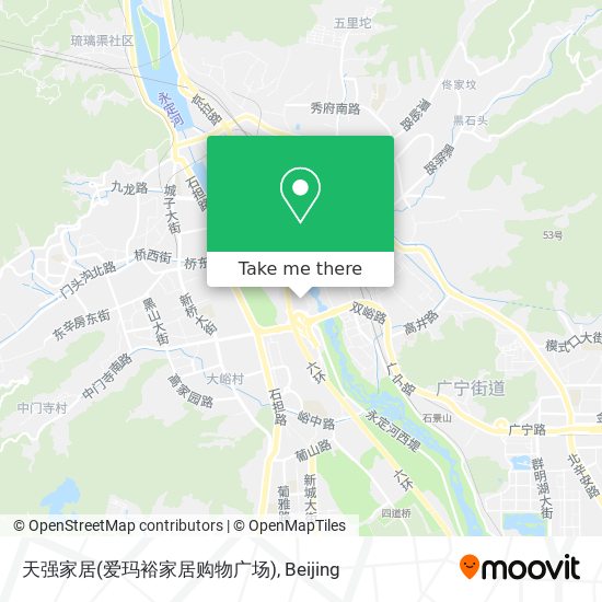 天强家居(爱玛裕家居购物广场) map
